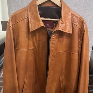 Leather jacket xxl for man